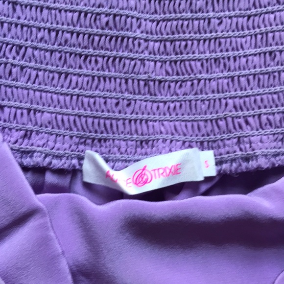 Alice and Trixie Lilac Halter Dress - Picture 3 of 3